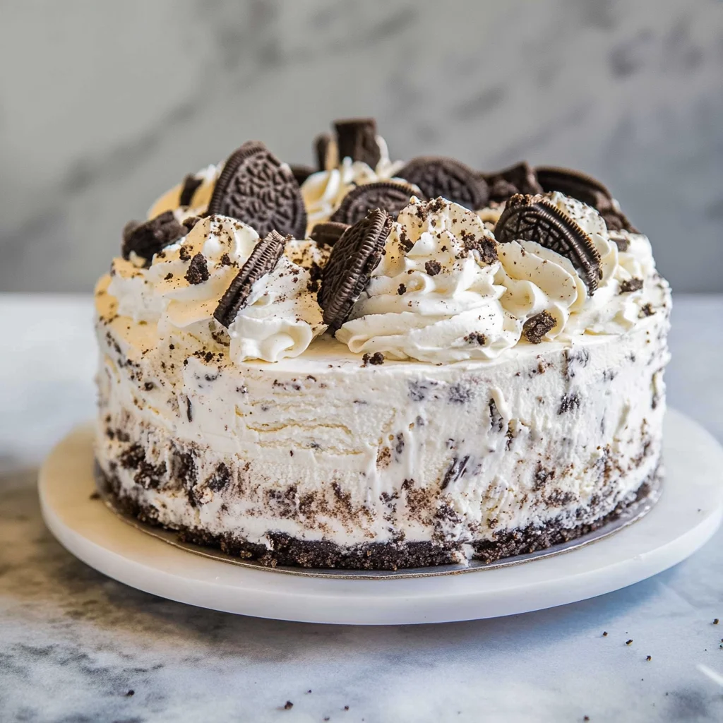 Cookies and Cream Ice Cream Cake