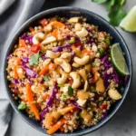 Crunchy Cashew Thai Quinoa Salad {vegan, gluten-free}