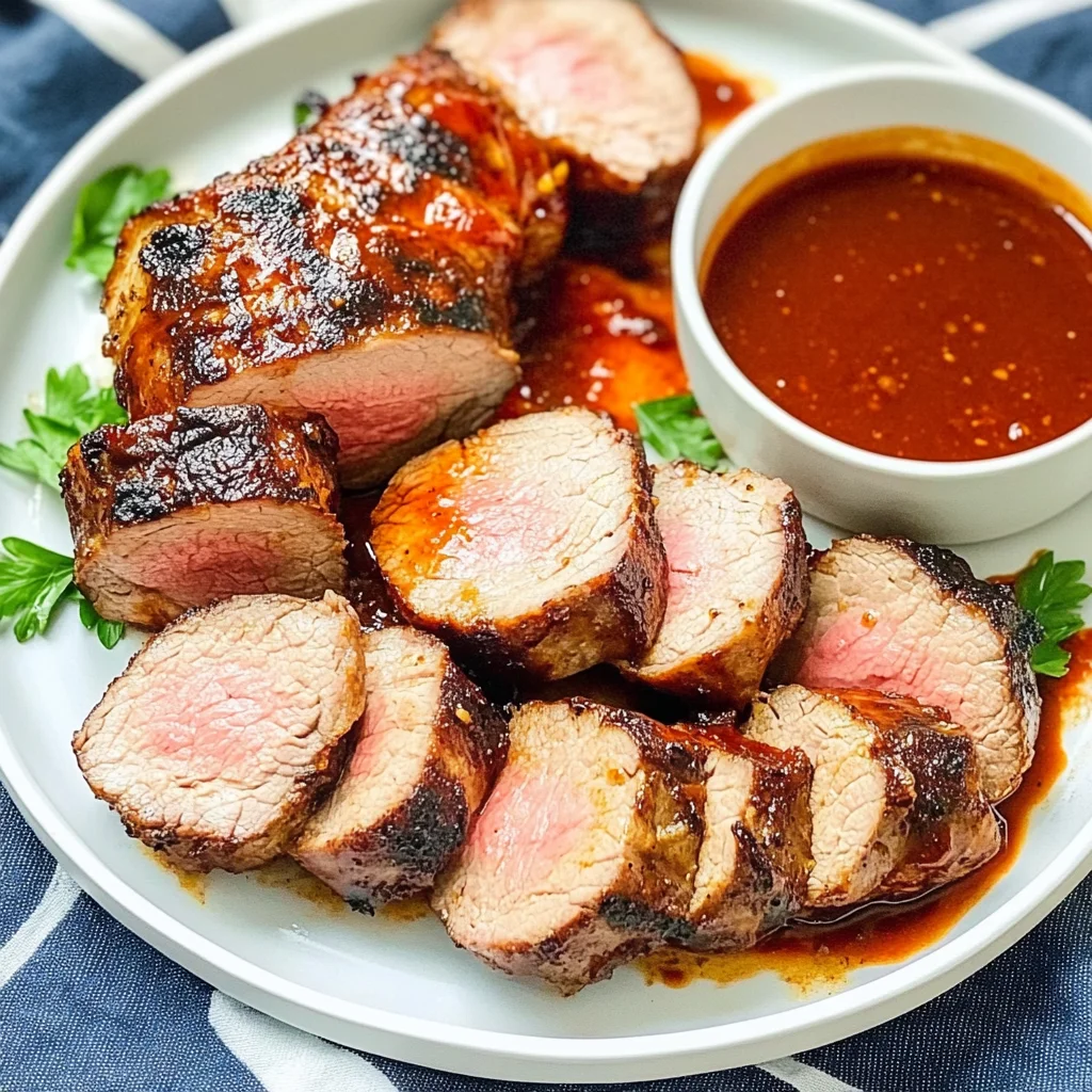 Grilled BBQ beef Tenderloin Recipe