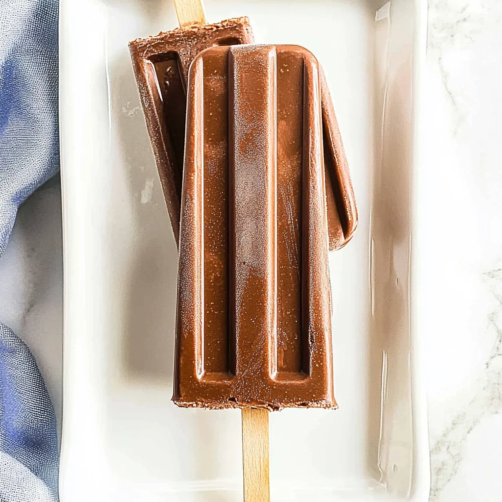 Homemade Fudgsicle