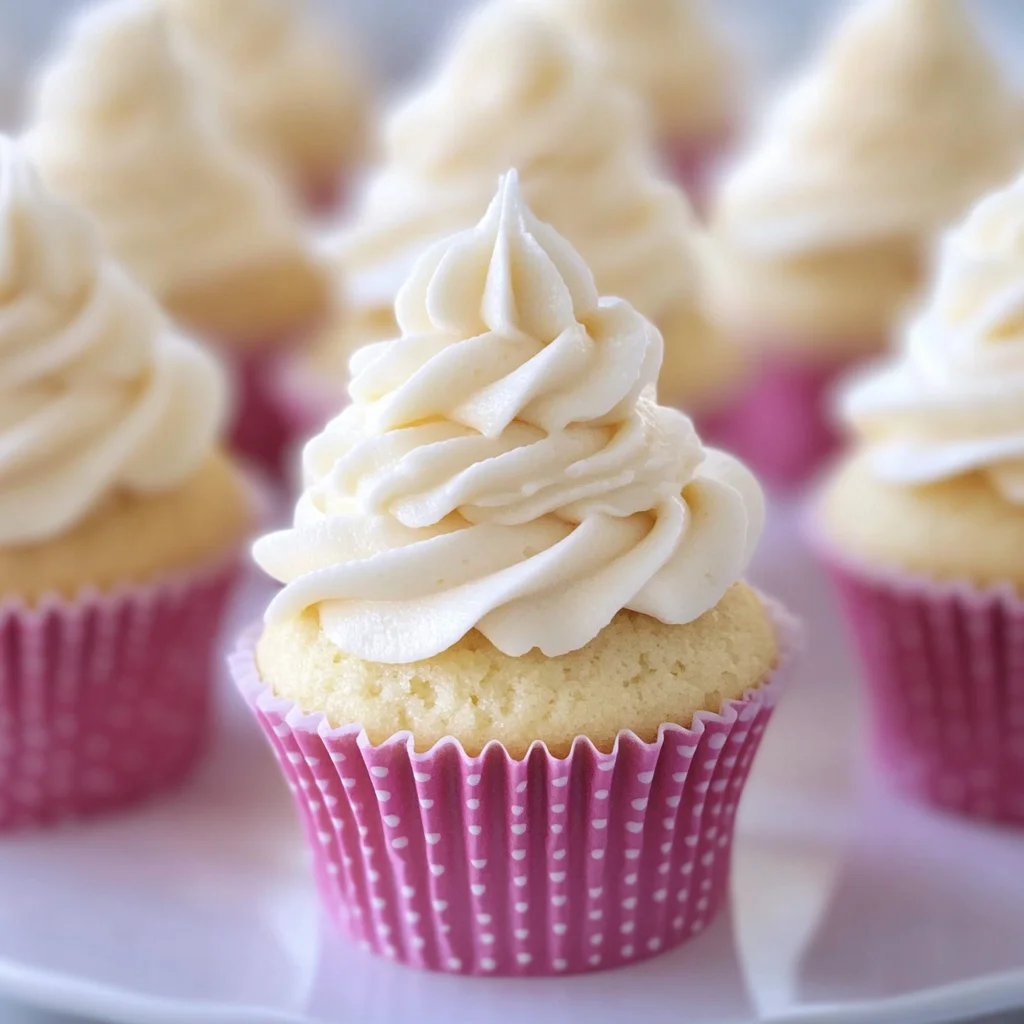 Moist Vanilla Cupcakes