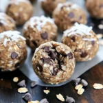 No Bake Chocolate Chip Energy Bites