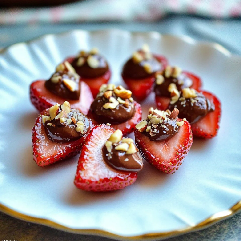 Nutella Deviled Strawberries