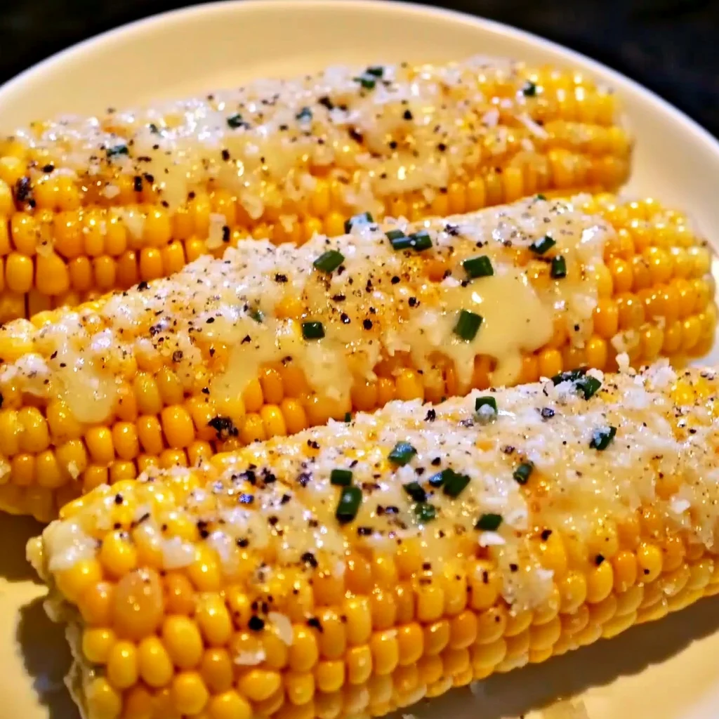 Parmesan Chive Corn on the Cob