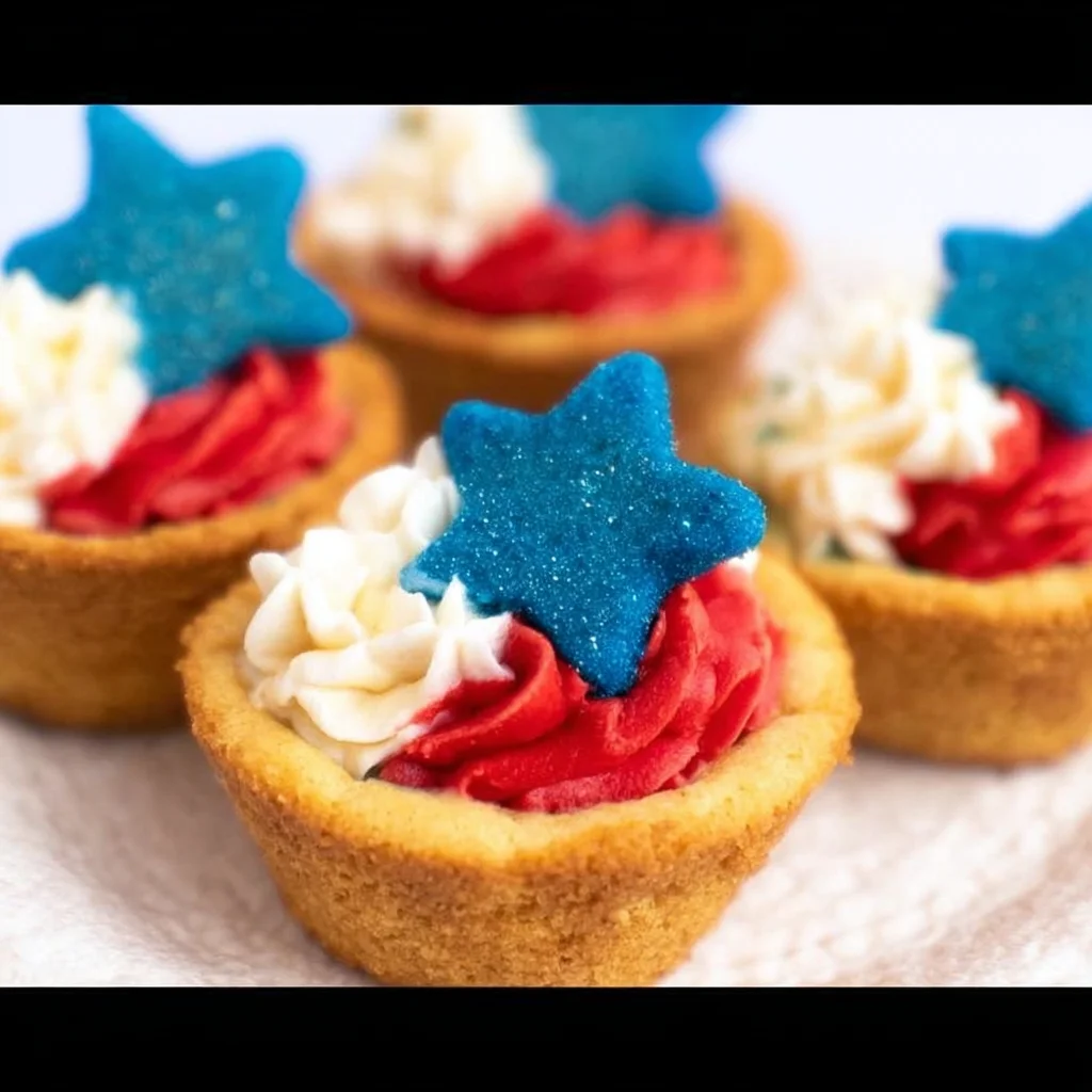 Patriotic Cookie Cups