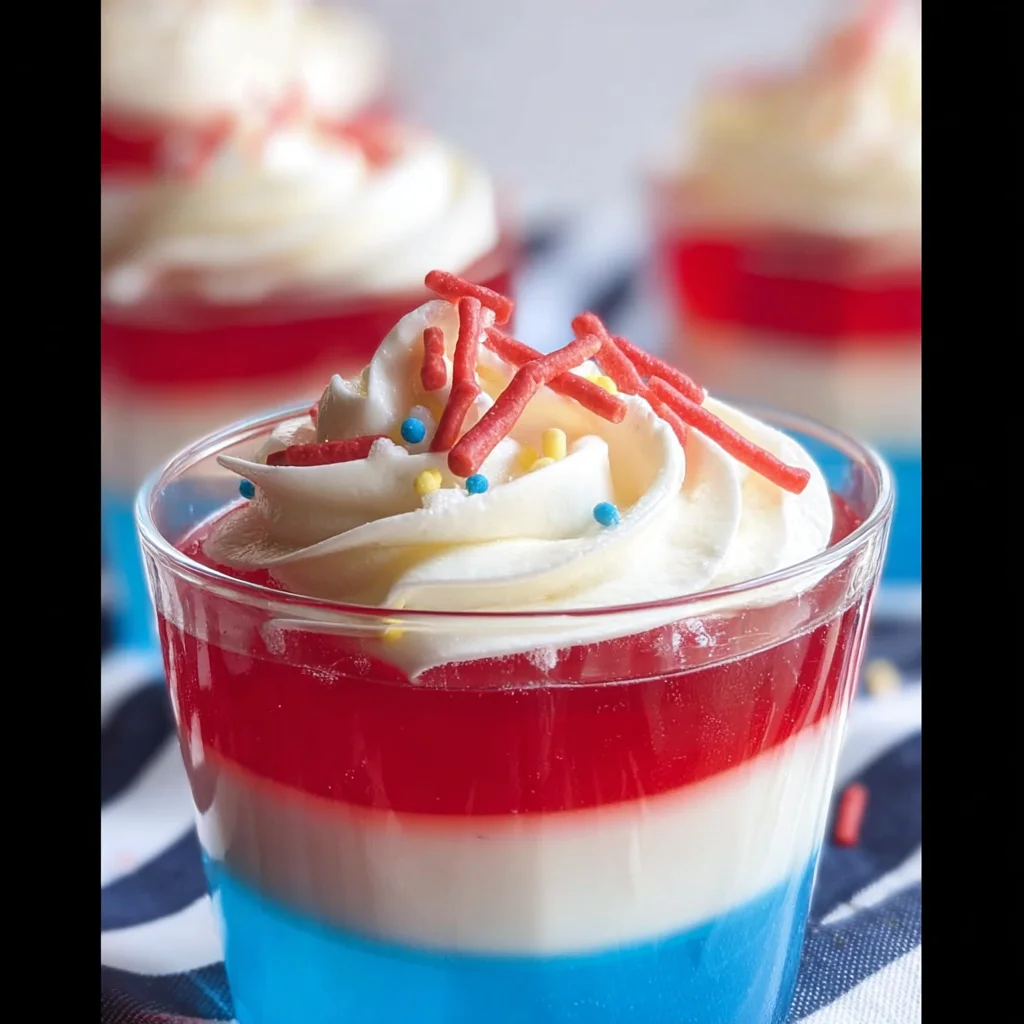 Patriotic Jello Snack