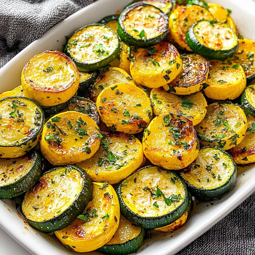 Roasted Zucchini and Squash (Easy!)