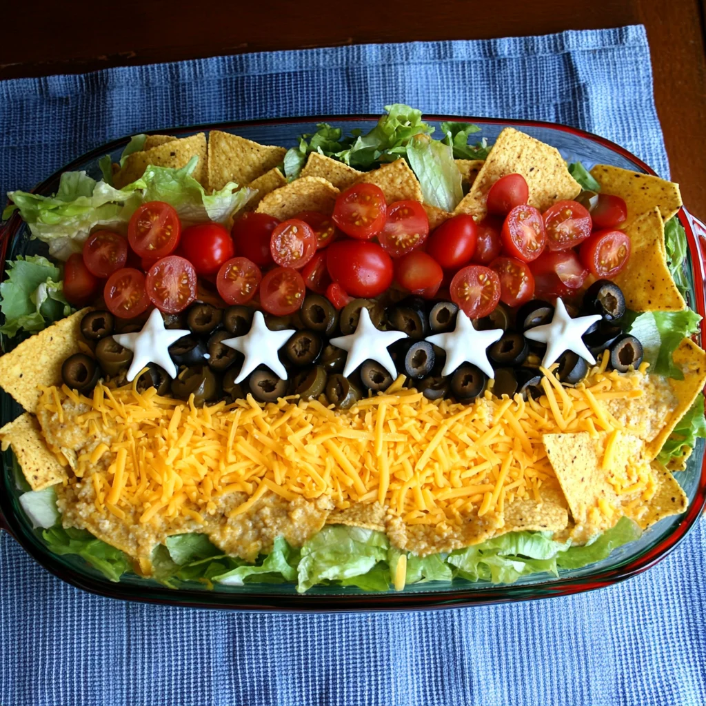 Taco Salad Flag