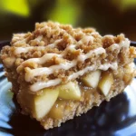 Apple Crumb Cake with Cinnamon Apple Drizzle