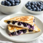 Blueberry Breakfast Quesadilla