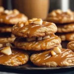 Caramel-Drizzled Apple Cinnamon Cookies