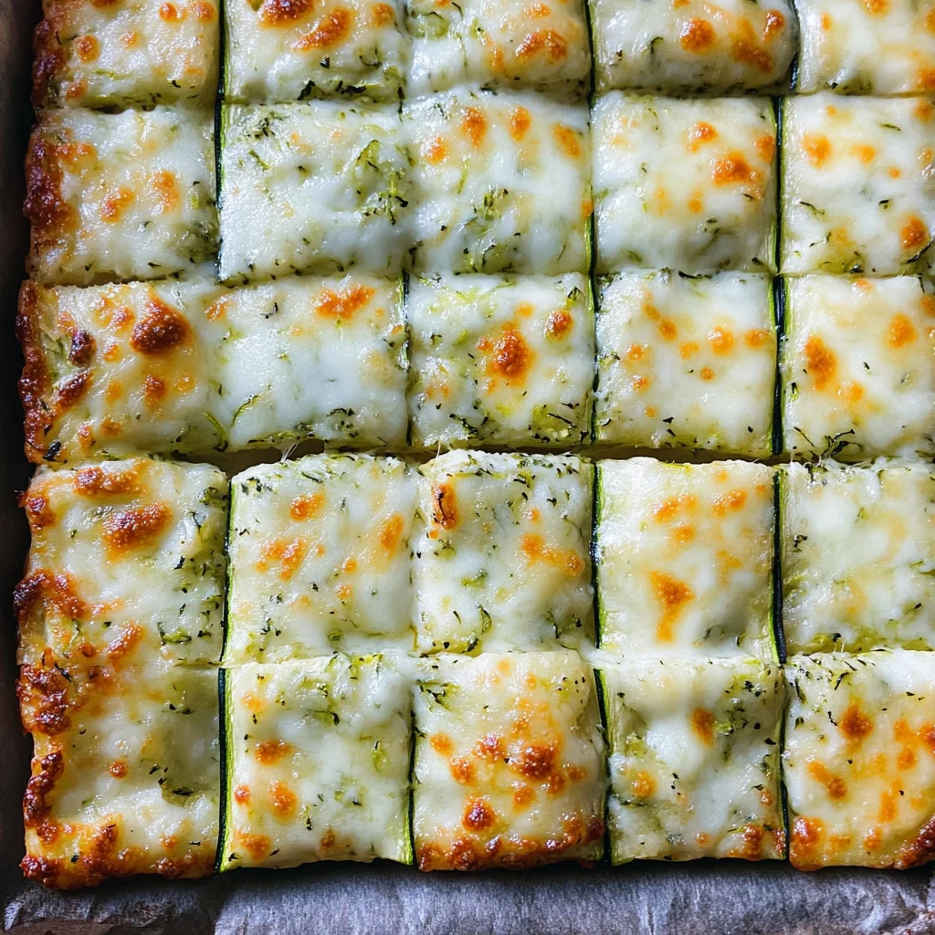 Cheesy Zucchini Breadsticks
