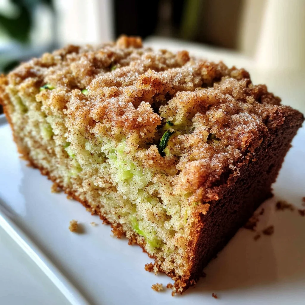 Cinnamon Streusel Topped Zucchini Bread Bakery Style: A Stunning Loaf