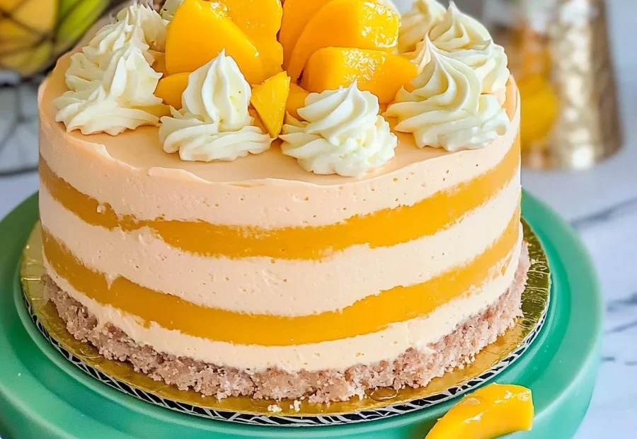 Creamy Mango Cake Recipe