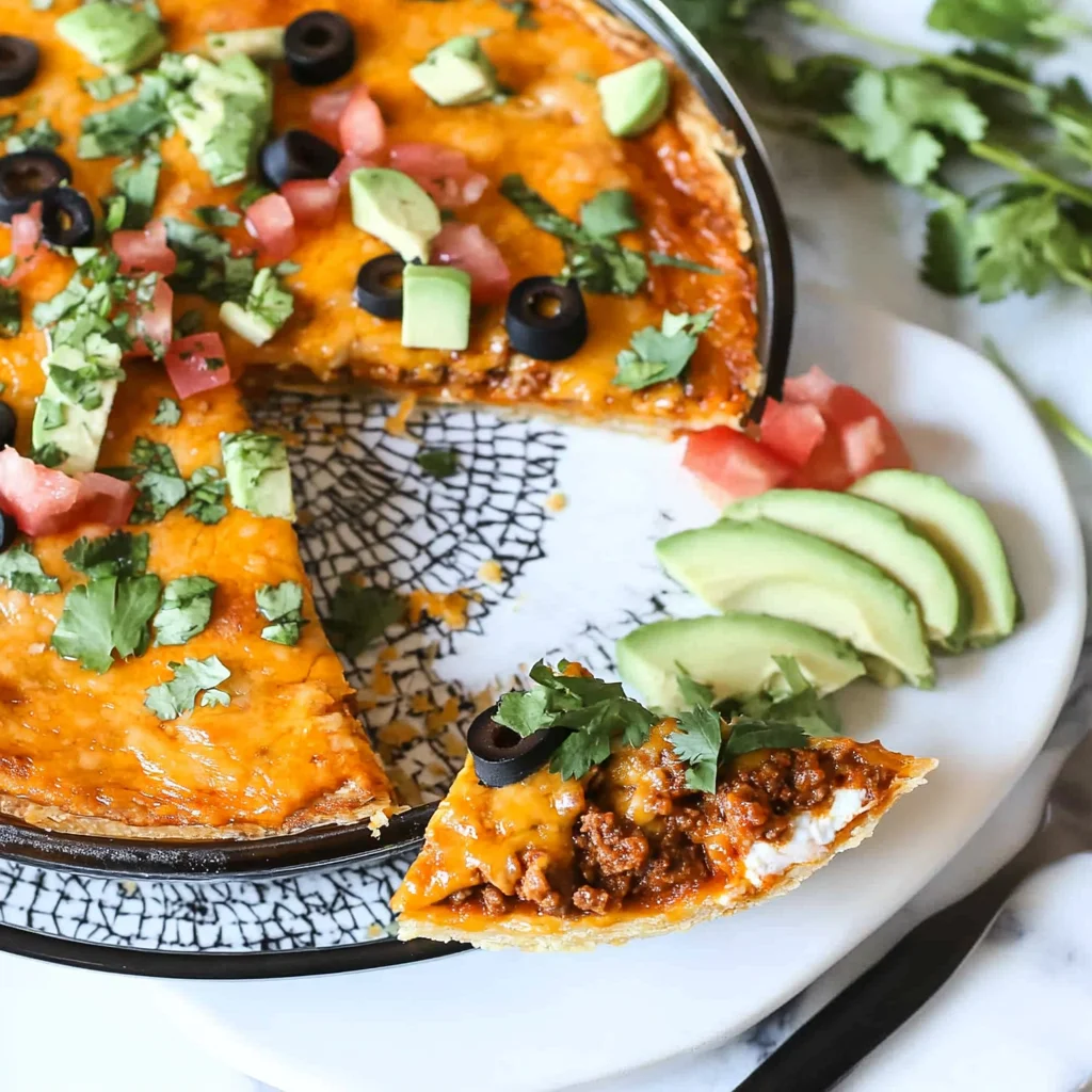 Crustless Taco Pie (Keto Taco Pie + Low Carb, Gluten Free)