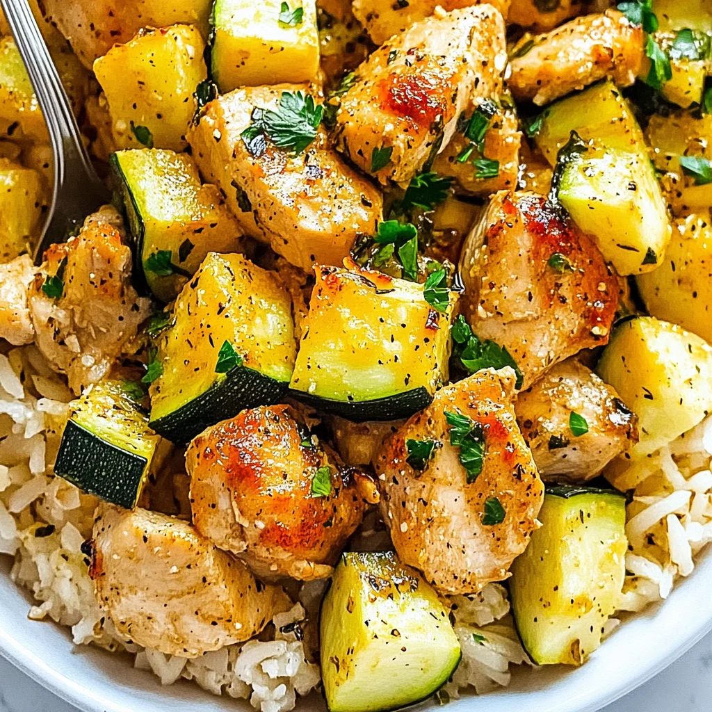 Easy Baked Chicken and Zucchini Recipe