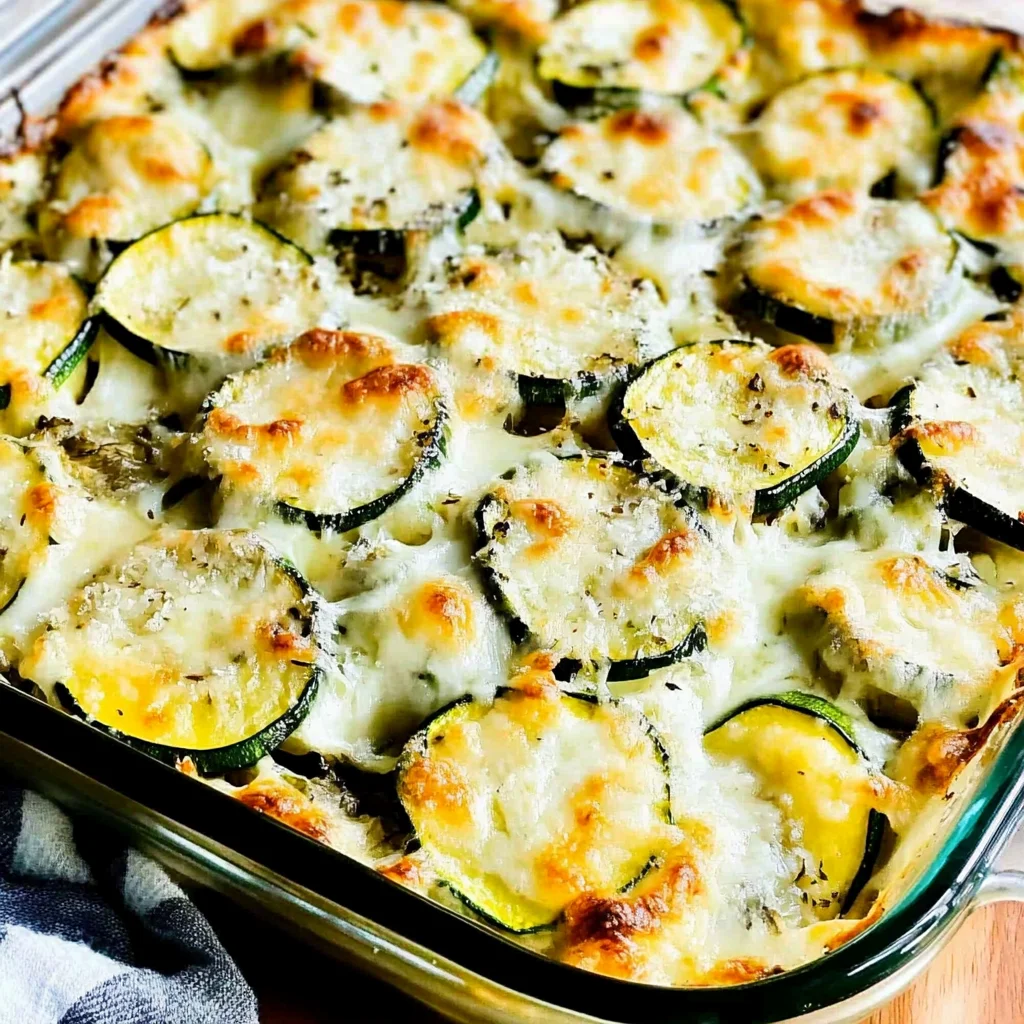 Easy Cheesy Zucchini Bake