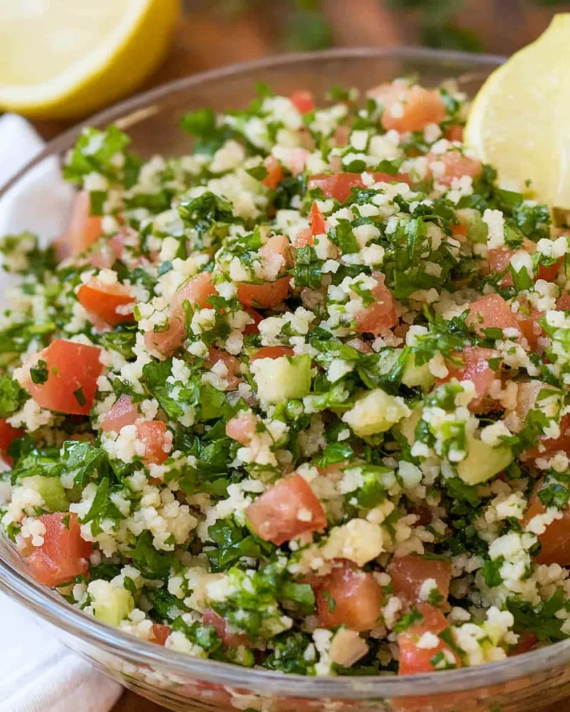 Easy Homemade Tabbouleh (tabouli)