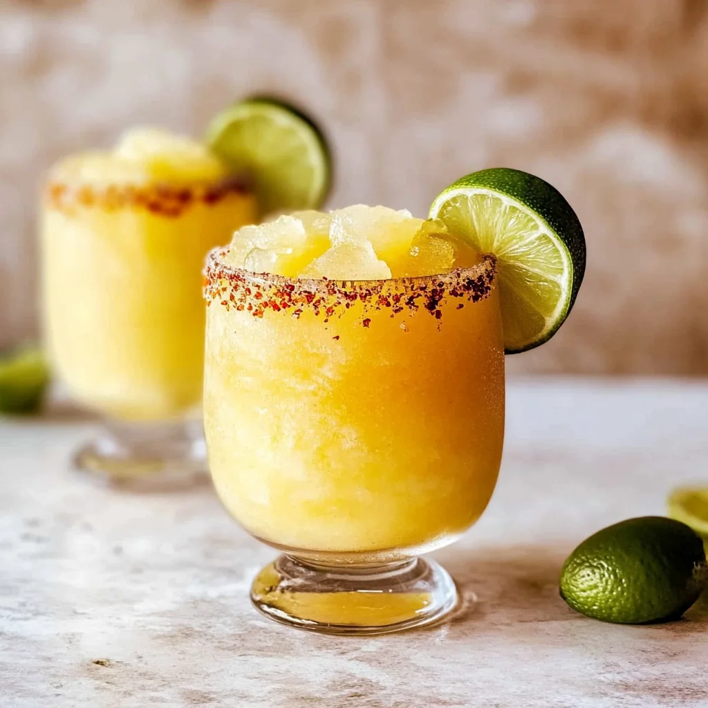 Frozen Pineapple Margaritas