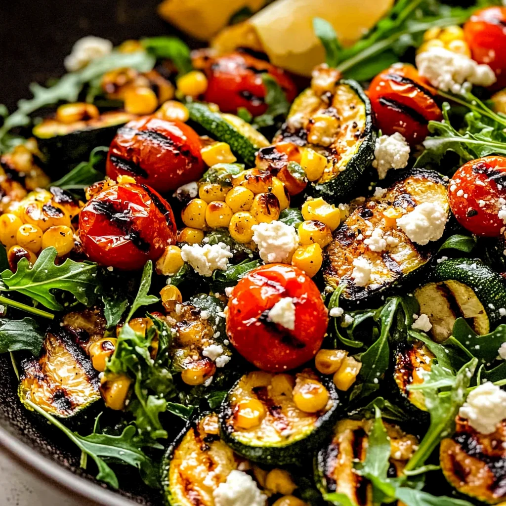 Grilled Zucchini Salad