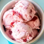 Homemade Strawberry Ice Cream