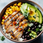 Honey Chipotle Chicken Rice Bowls