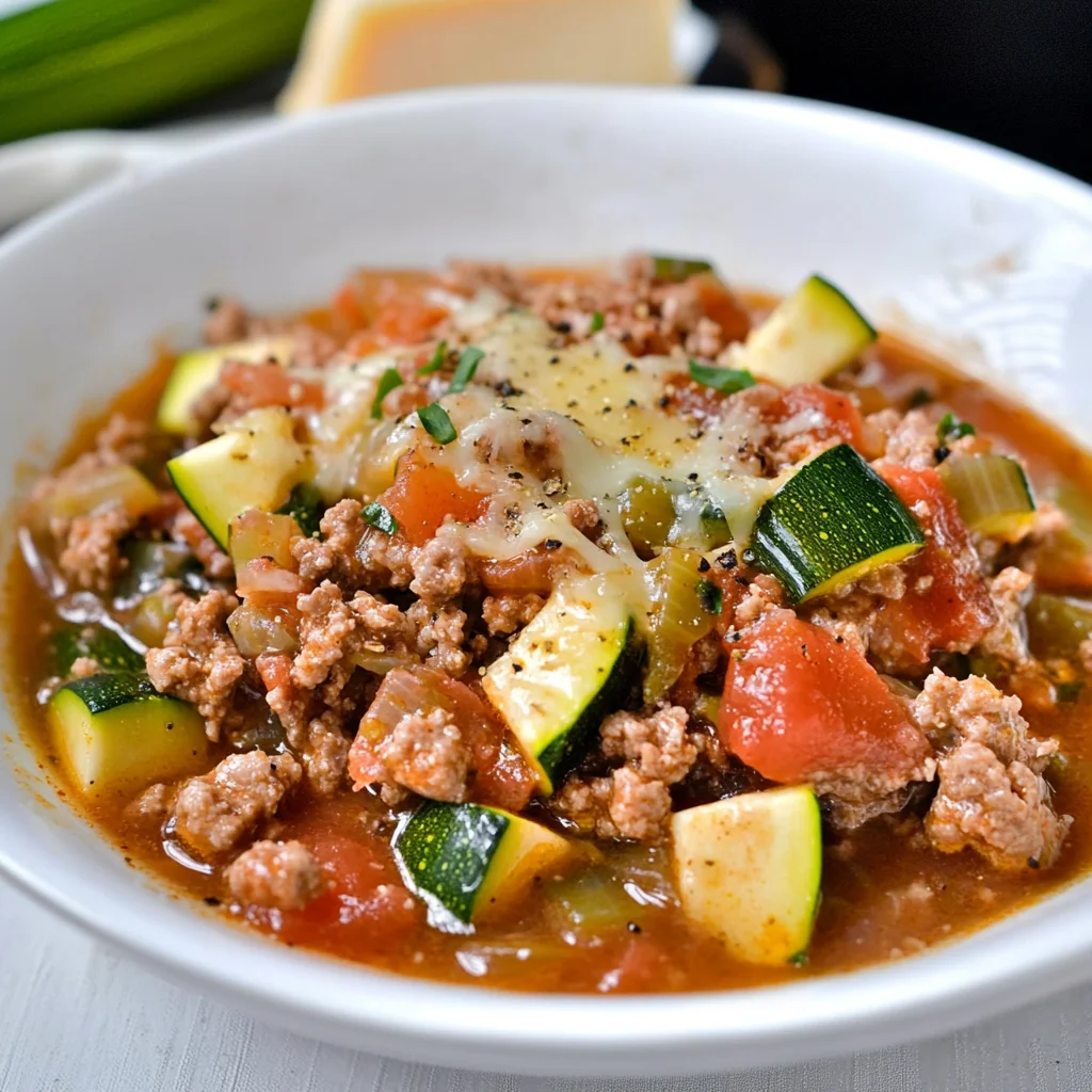 Low-Carb Goulash With Zucchini
