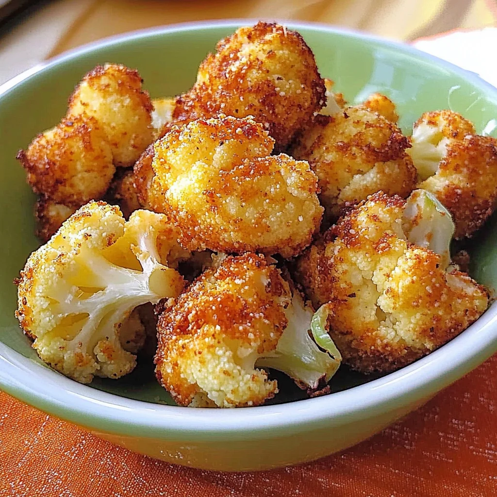 Parmesan Cauliflower Bites - Just 5 Ingredients
