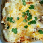 Skinny White Chicken Enchiladas
