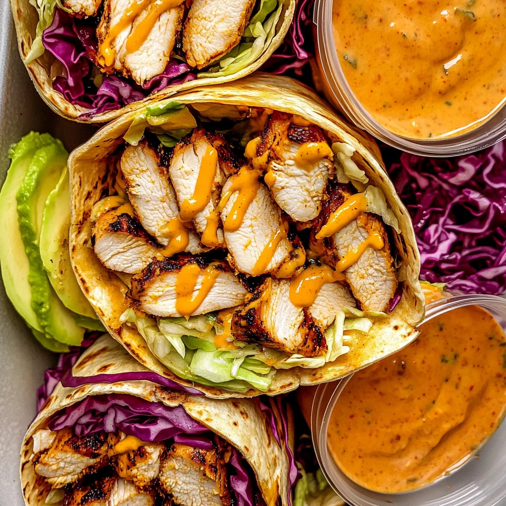 Southwest Chicken Wraps