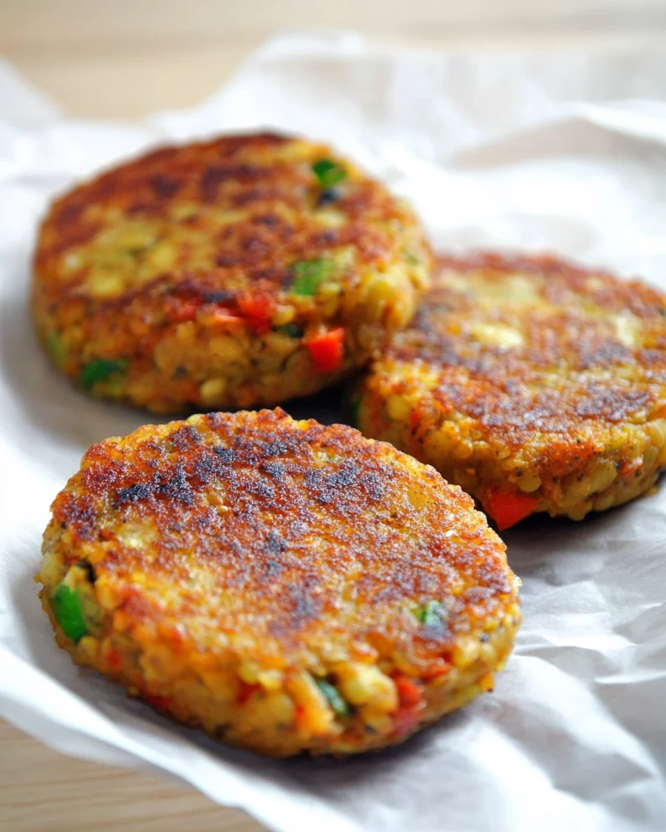 Spicy Vegan Lentil Cakes
