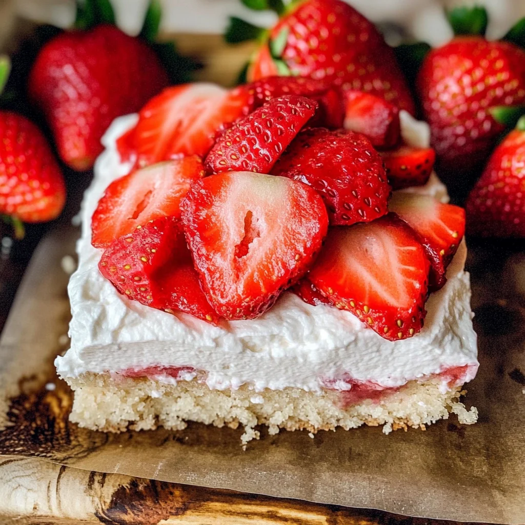 Strawberry Shortcake Bars