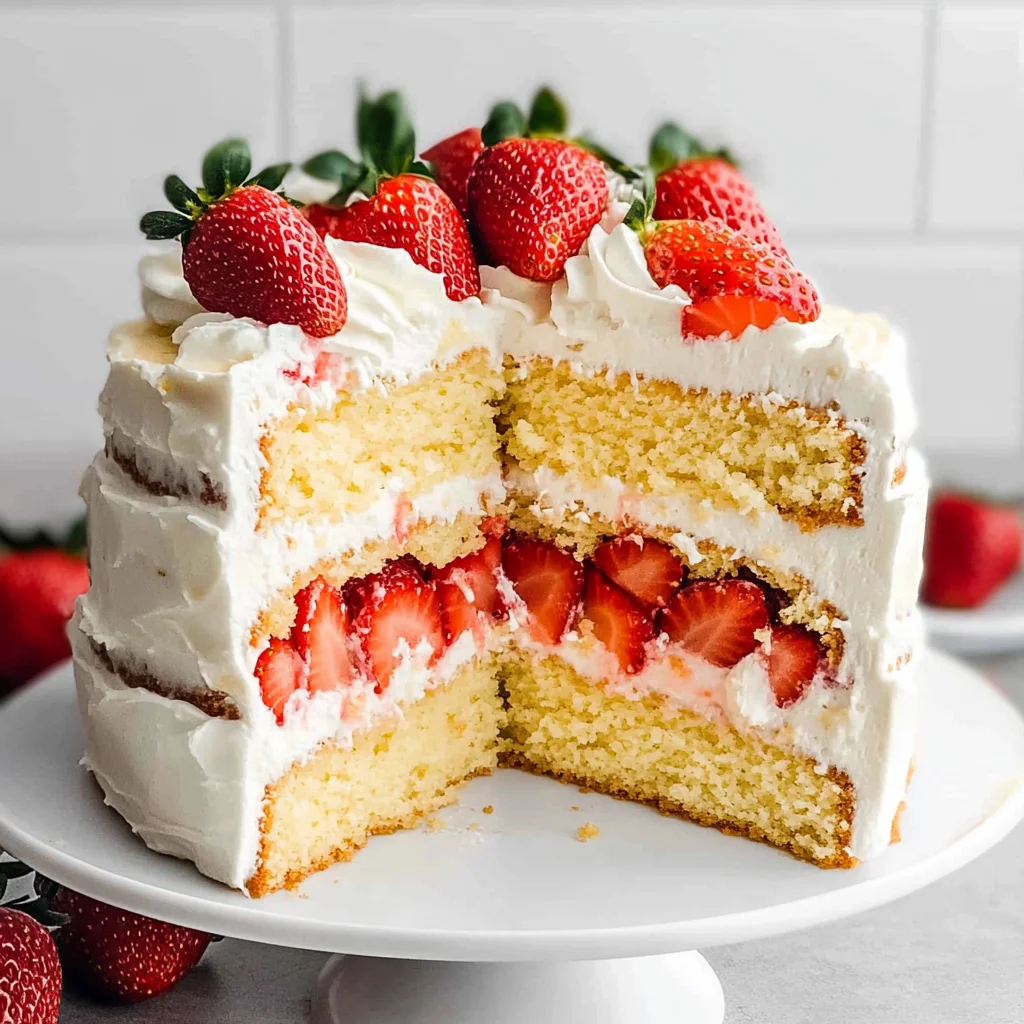 Strawberry Shortcake Cake Recipe