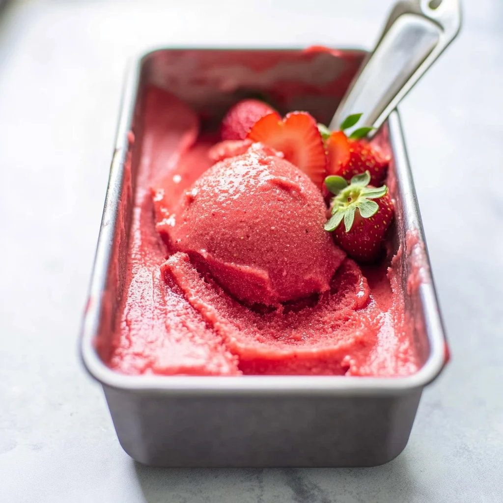Strawberry Sorbet