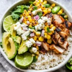 Street Corn Chicken Rice Bowl