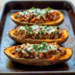 Turkey Taco Stuffed Sweet Potatoes