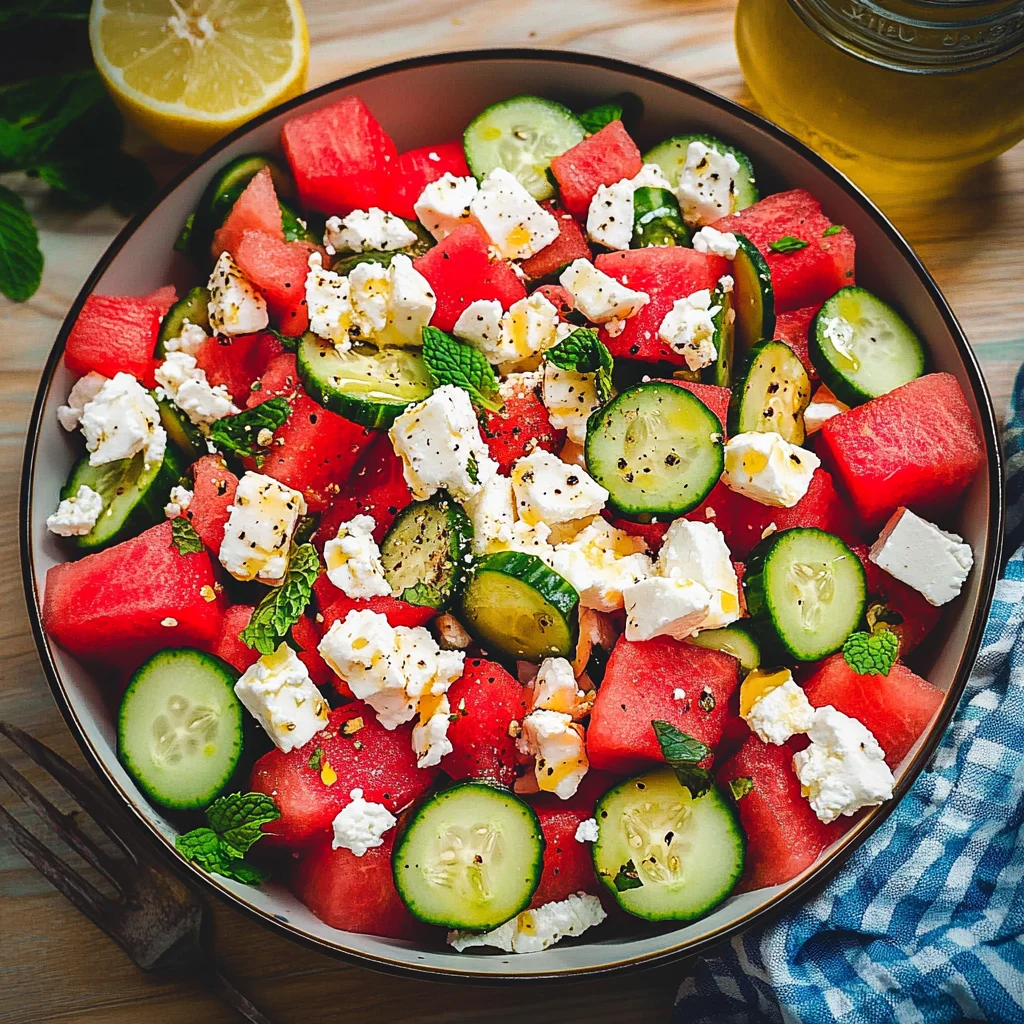 Watermelon Feta Salad