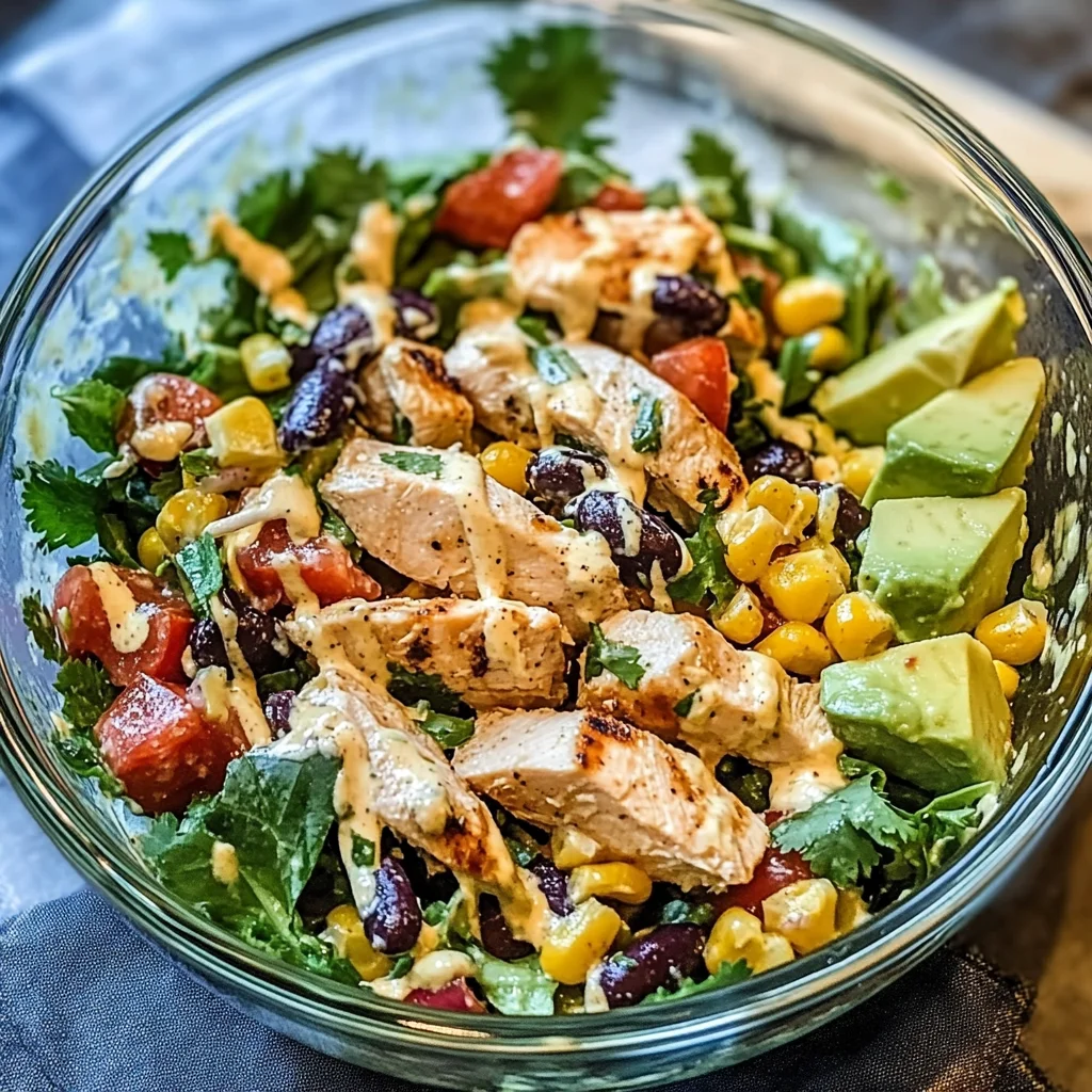 Zesty Southwest Chicken Salad Recipe is a must-try!