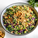Asian Edamame Peanut Crunch Salad