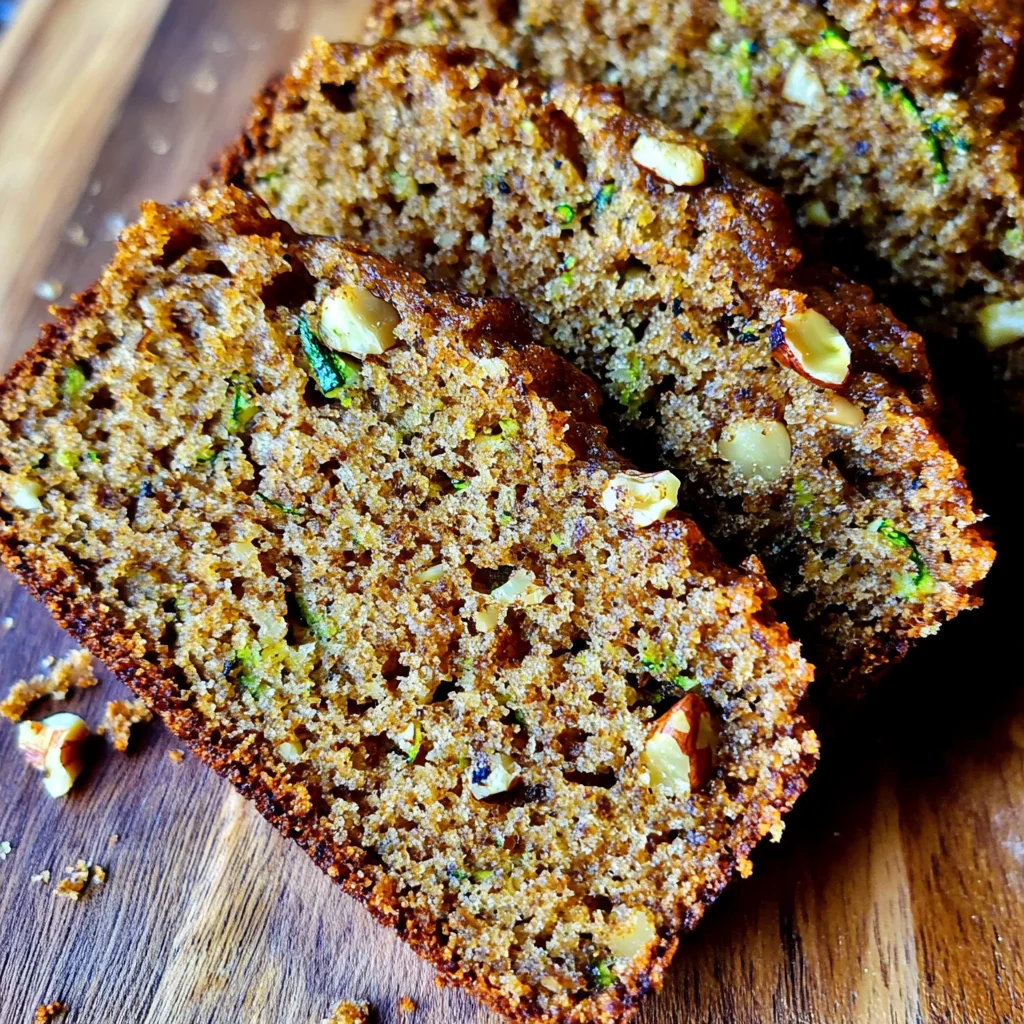 Best Ever Zucchini Walnut Bread