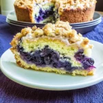 Blueberry Cream Cheese Crumb Cake
