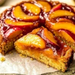 Bourbon Peach Upside-Down Cake