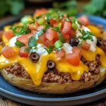 Cheesy Taco Potatoes