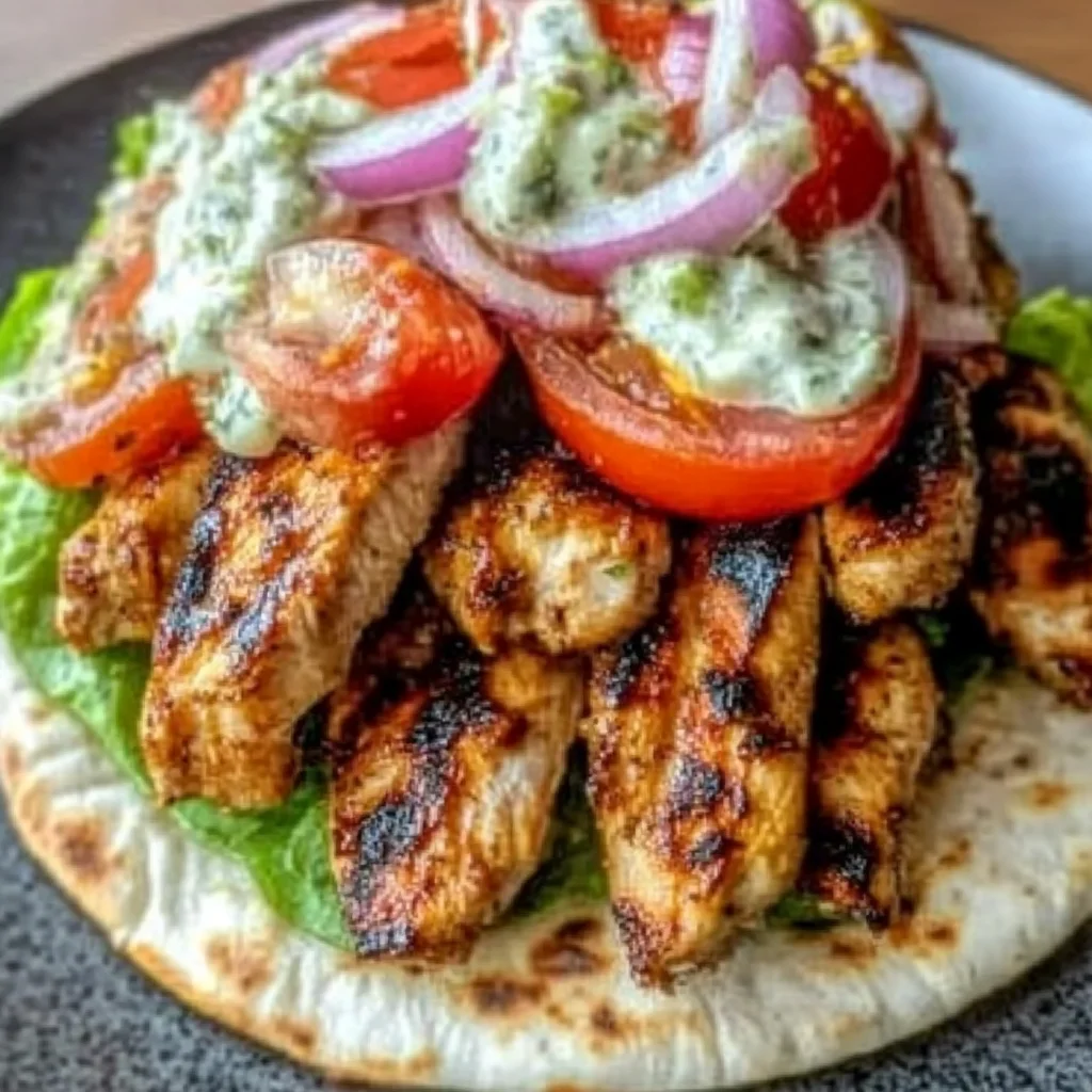 Chicken Pita Gyros