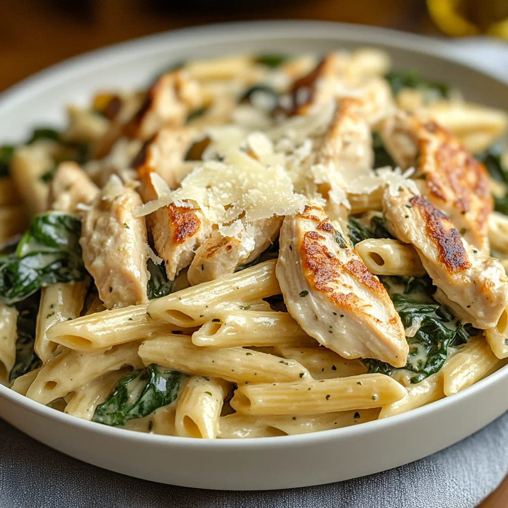 Chicken Spinach Penne