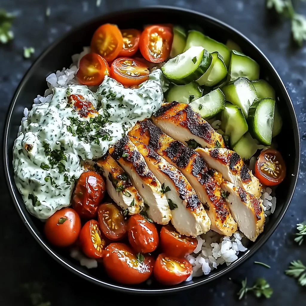 Chicken Tzatziki Bowls
