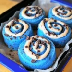 Cookie Monster Cinnamon Rolls Recipe