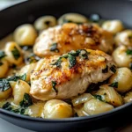 Creamy Garlic Chicken Gnocchi Skillet