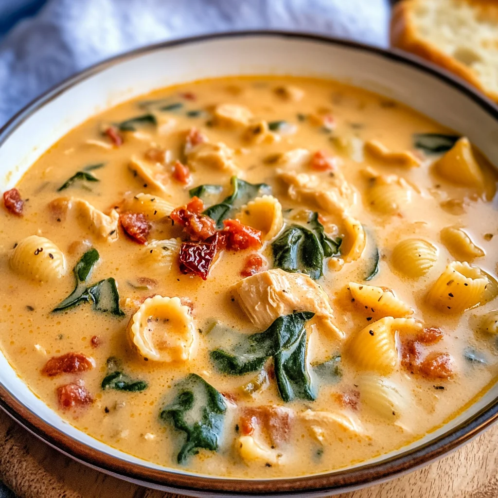 Creamy Tuscan Chicken Soup