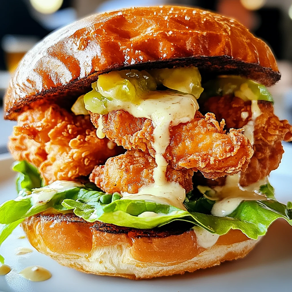 Crispy Chicken Caesar Sandwich
